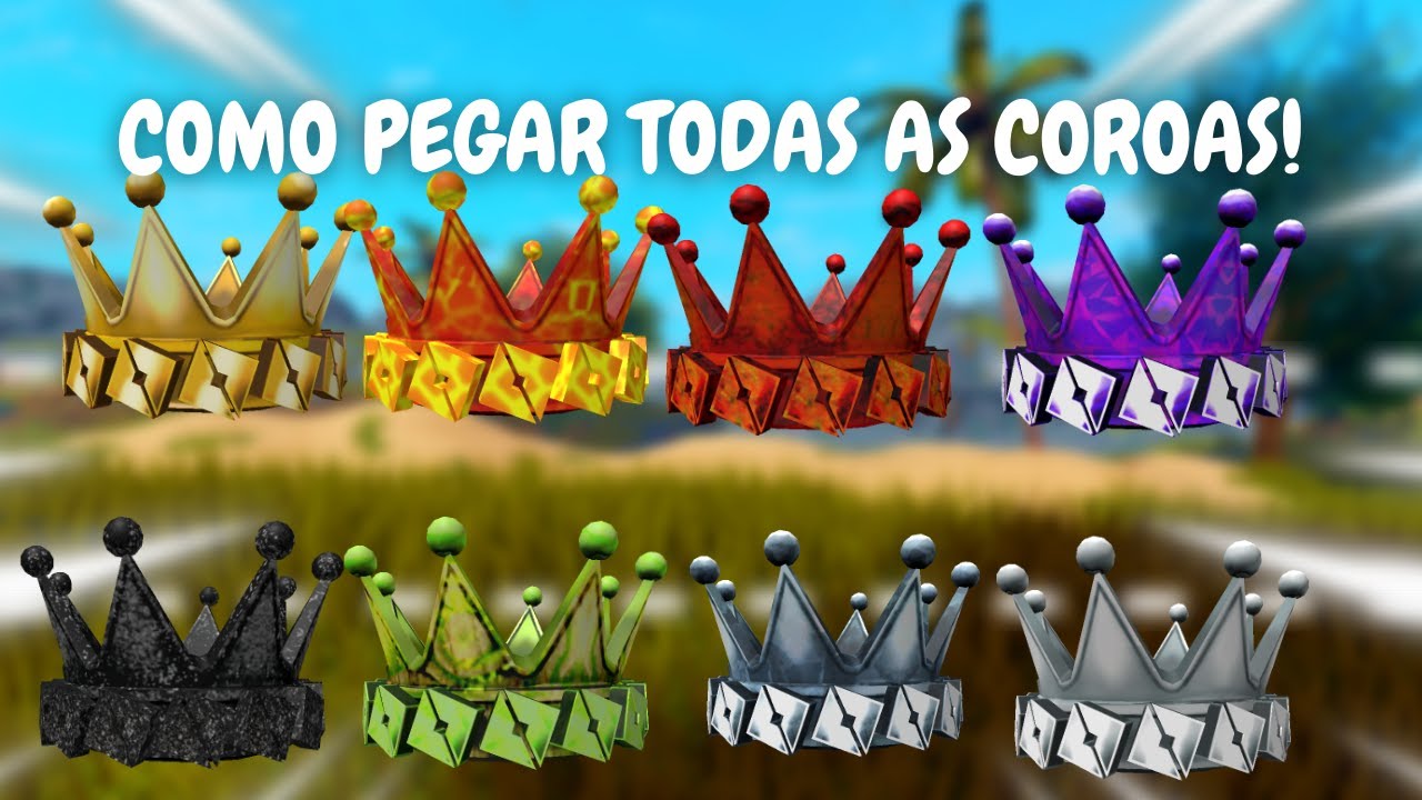 COMO PEGAR TODAS AS NOVAS COROAS DO ROBLOX!! Developer Crowns YouTube