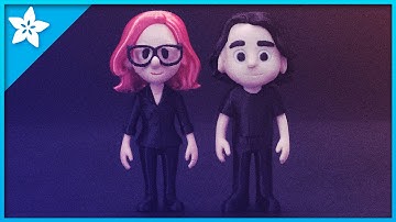 AI 3D Printed Figure #3dprinting #adafruit