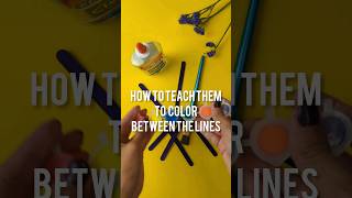 How to color within the lines #montessori #5minutecrafts #kidscraft #diycrafts #toddlermom #shapes