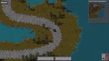 Factorio Multilap Racetrack & Timer Demonstration