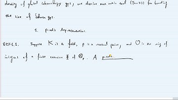 p-adic representation