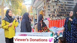 Your Donation Dear Viewers made Nasrin happy! 💵👩‍🎓 buying modern clothes for university!
