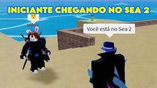 Quando um Iniciante chega no SEA 2 no BLOX FRUITS (Parte 1)