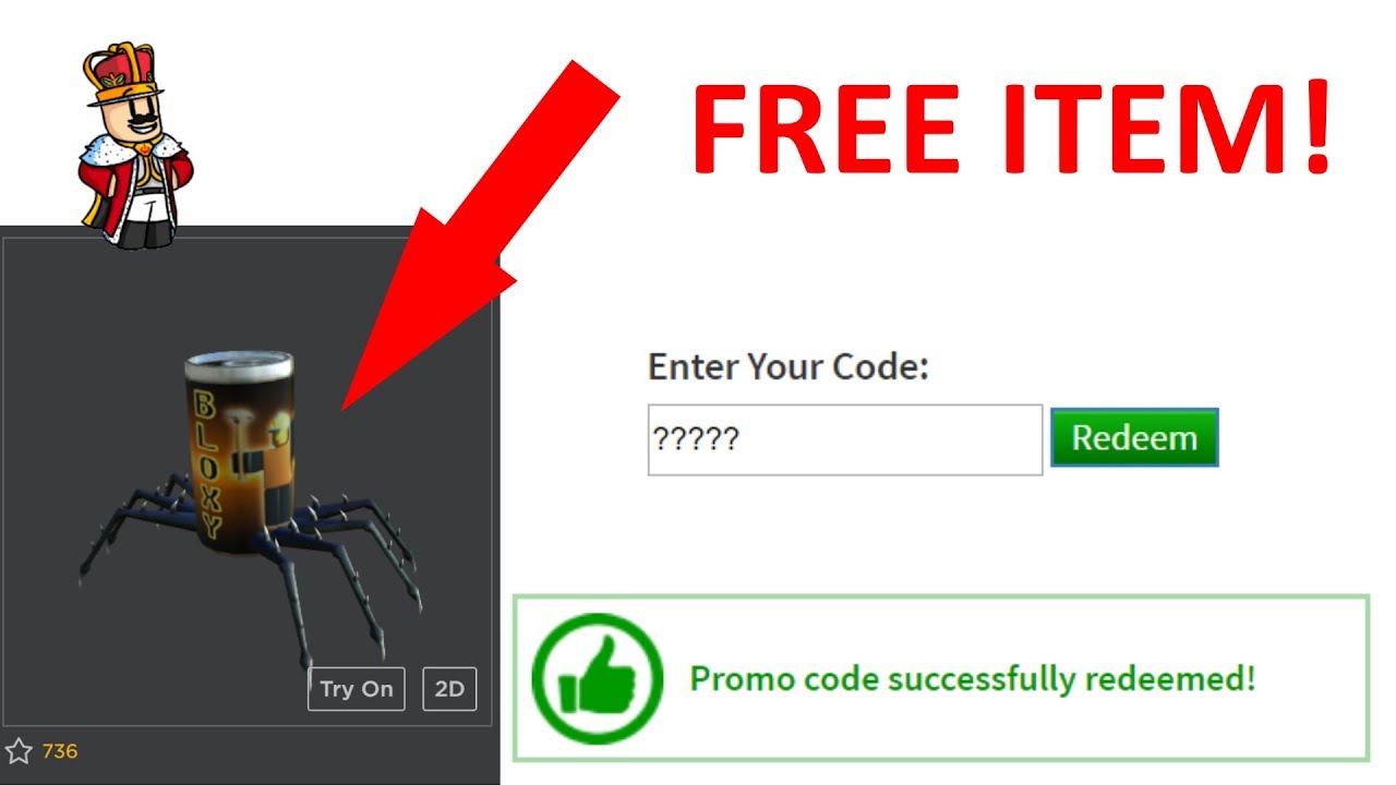 FREE NEW ROBLOX CODE ITEM!