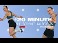20-Minute Intense Full Body HIIT | No Repeat Dumbbell Workout At Home