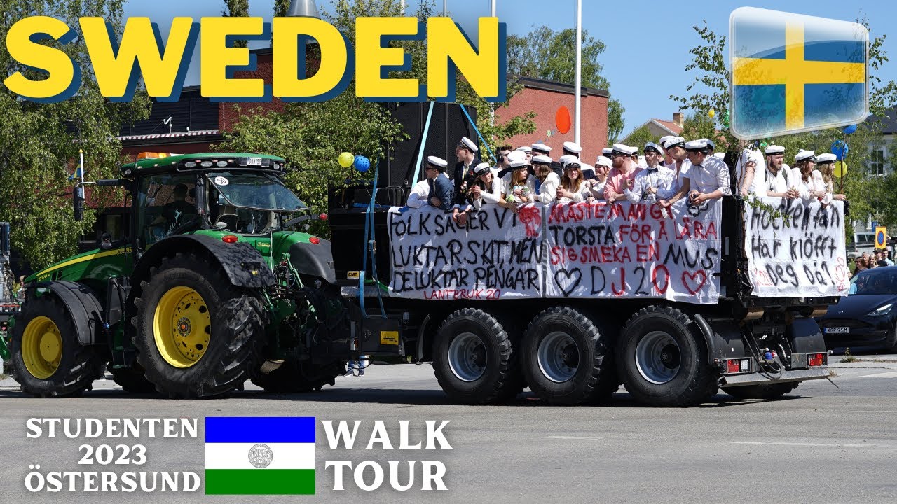 Östersund 2023 - WALK TOUR in Down Town - STUDENTEN -
