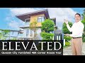 House Tour QC82 • EXCEPTIONAL RARE Find! • Furnished CORNER 4BR Modern Quezon City House for Sale