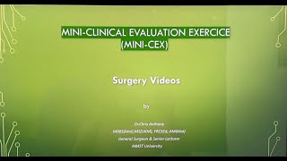 MiniCex - Acute Cholecystitis