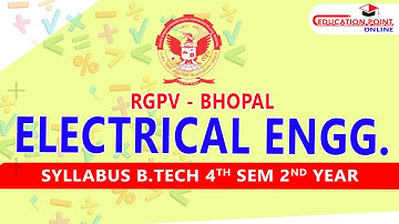 RGPV B.Tech Electrical Engineering (EE) 4th Semester Syllabus | Road Map for EE 4th Sem
