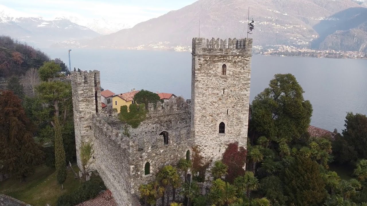 Rezzonico con il suo castello, DRONE - YouTube