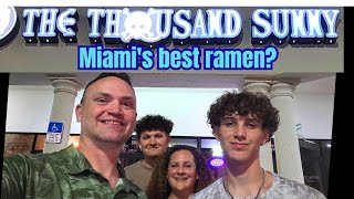 The Best Ramen In Miami? One Piece Restaurant in Miami! 🍖 Thousand Sunny Review