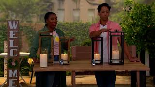 Luminara 16" or 19" Modern Lantern Collection on QVC