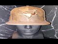 Brown and gold leather blue jay new era snapback review