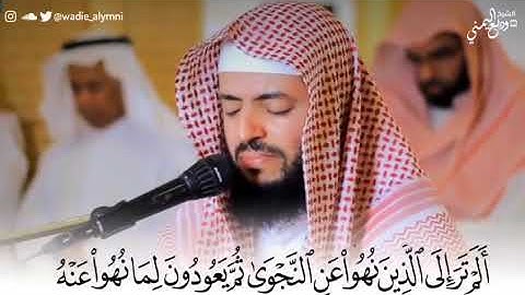 القارئ : وديع اليمني إبداع لا يوصف ( سورة المجادلة )