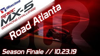 2019 SPEC MX-5 SimRacing Challenge || SEASON FINALE || Road Atlanta screenshot 3