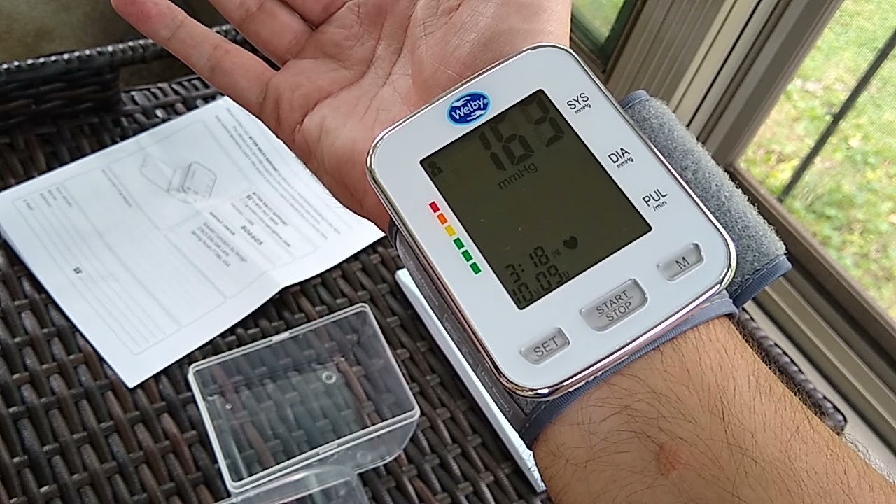 Welby Wrist Blood Pressure Monitor - YouTube
