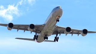 OVERHEAD HEAVIES at Madrid Airport MAD: A380, A340, 787, A330 & more (2018)