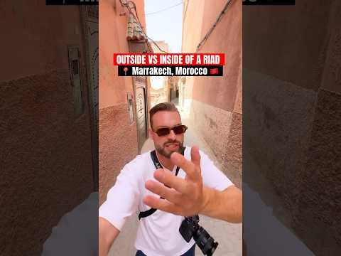 Sketchy Outside VS Luxury Inside - Riads in Marrakech, Morocco π²π¦