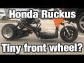 Honda Ruckus Front tire 90/90-10 does it work? #HondaRuckus #ruckus