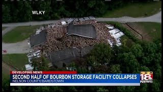 Second Half Of Bourbon Storage Facility Collapses