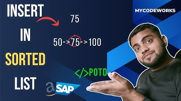 Insert in a Sorted List || POTD || GeeksForGeeks || Java Solution