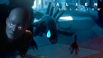 Jumpscared Alien Leaves the Game! Alien: Isolation Funny Moment