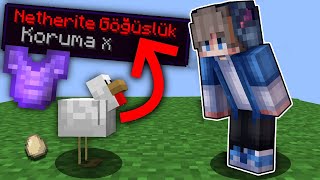 Minecraft ama YUMURTALAR OP item veriyor..