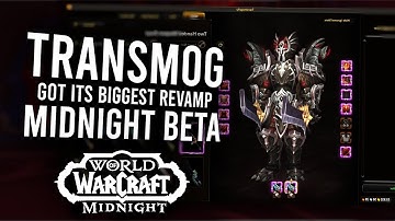 Transmogs Are Better Than Ever In Midnight! Outfit Slots, Situations, And More | World Of Warcraft