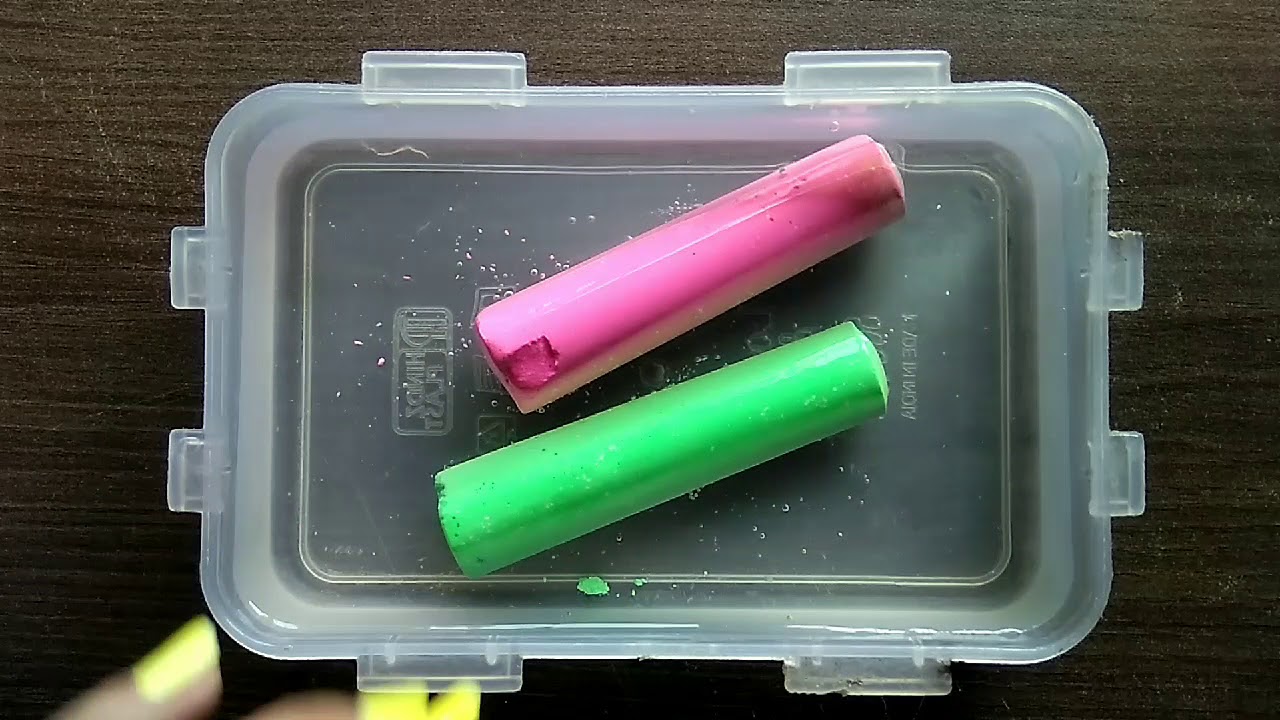 ASMR . wet chalk cutting and fizzling sound very tingle and satisfying