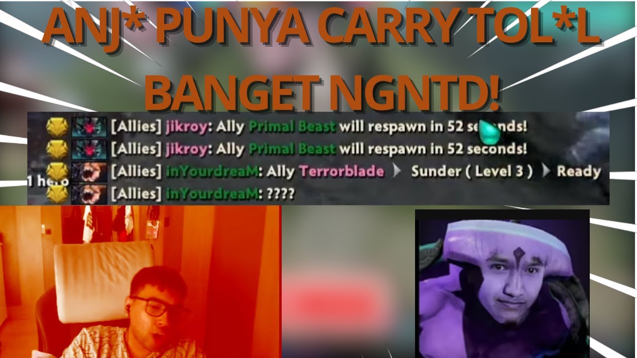 PANAS?!!! MOMEN BABANG IYD TILTED DAN BACOTIN CARRYNYA JIKROY GARA2 MISTAKE INI!