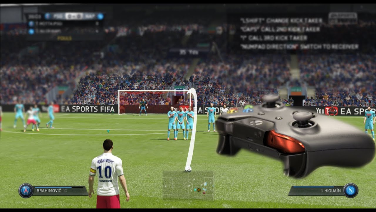 FIFA 16 /FIFA 15 BASIC DIPPING FREEKICK TUTORIAL