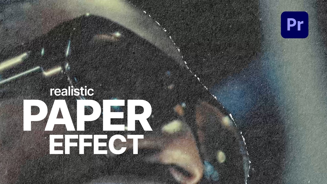 Create This Realistic Paper Effect in Premiere Pro - YouTube