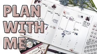 HEMLOCK & OAK // PLAN WITH ME using Florals from The Happy Planner // July 5-11, 2021