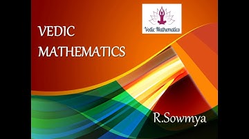 Vedic Mathematics (DEMO CLASS)