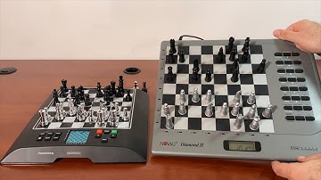 Chess Genius Pro vs. Novag Diamond II Chess Computer -- Gadgetify
