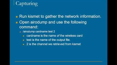 Cracking Wireless Networks Netstumbler