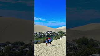 Conocías este desierto en Perú? #ica #peru #travel #oasis #huacachina
