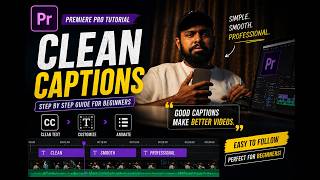 Clean Caption Animation in Premiere Pro 🔥 Smooth & Professional Tutorial (Tamil)