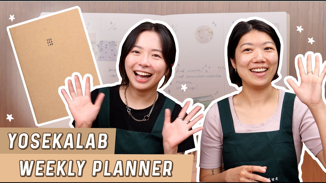 Unbox with Yoseka: YOSEKALAB Two-Month Weekly Planner