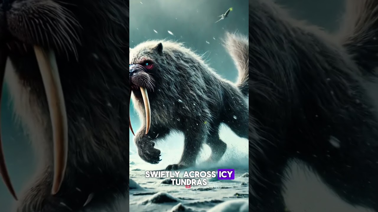 🐺 Wolf Meets Walrus: The Tusks and Fury of the Arctic’s Deadliest Predator! ❄️🐺