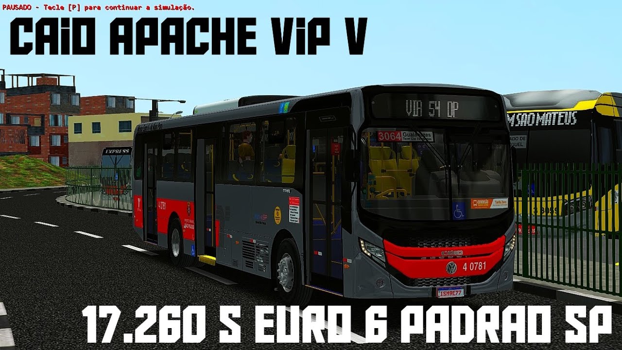 Caio Apache Vip V 17.260 S Euro 6 Padrão SPTrans - Tutoriais + Apresentação - Dia 25/12