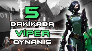Valorant Vi̇per Oynaniş Rehberi̇ 5 Daki̇ka 1 Ajan