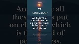 What You Need To Know About Colossians 3:14 (The Holy Bible) What You Need To Know About Colossians 3:14 (The Holy Bible)
