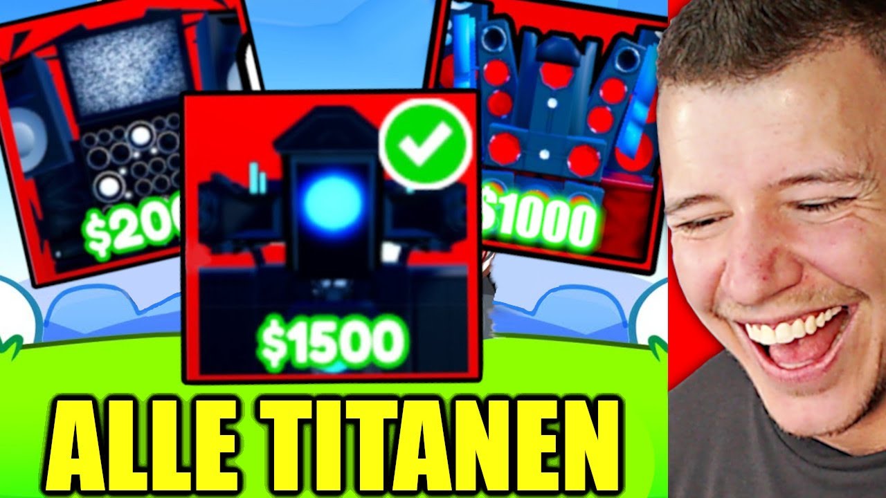ICH ZAHLE 20.000€ FÜR ALLE UPGRADED TITANS (MYTHIC) in Roblox (Tower Defense)