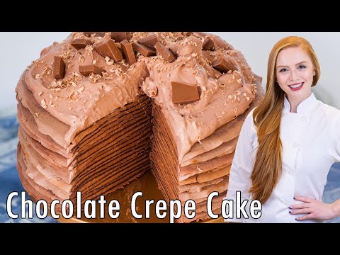 Amazing Chocolate Truffle Crepe Cake