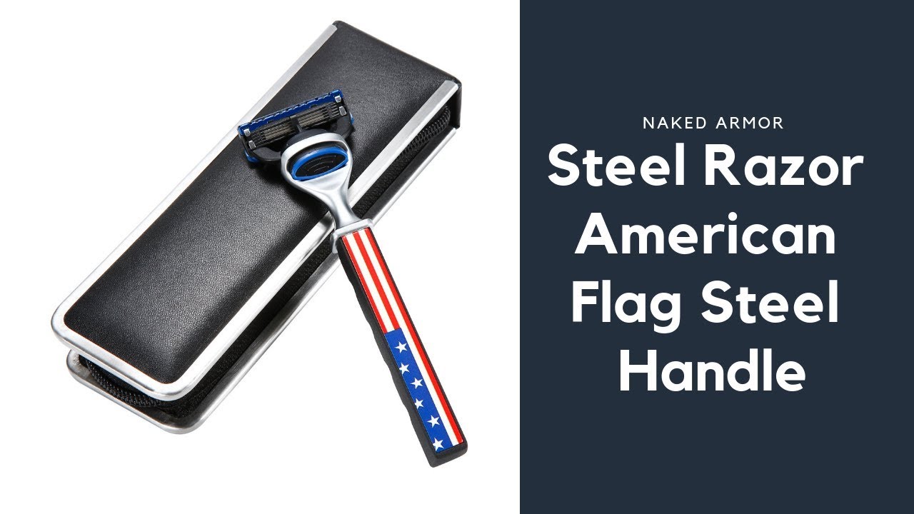 Steel Razor American Flag - Steel Handle - YouTube