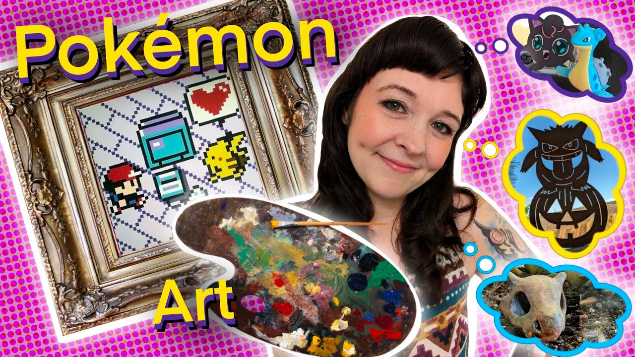 Pokémon-Inspired Art: A Creative Slideshow of My Work: Paintings, Wood Cut outs, 3D Prints, and more