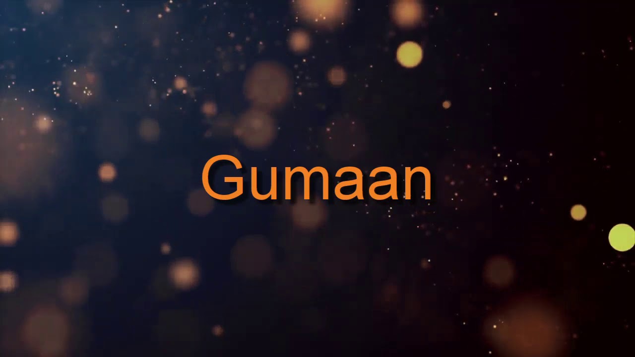 Gumaan - Talha anjum | Himanshu Sharma | Cover | R&B