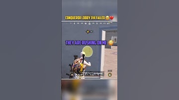 Conqueror Lobby 1v4 Failed 🥹💔 | #shorts #bgmi #pubgmobile #youtubeshorts #trending #viral #gaming