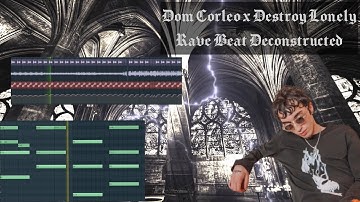 How to make Dom Corleo x Destroy Lonely Vocal Chop Rave Beat / Deconstructed / prod.W4LK